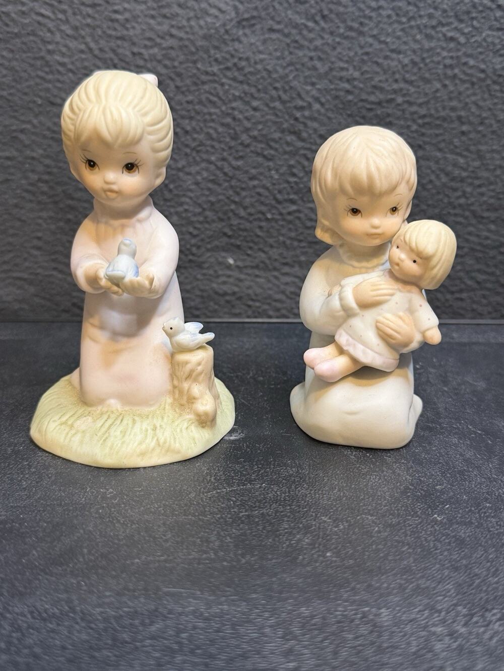 Vintage Porcelain Lefton Christopher Collection Figurines